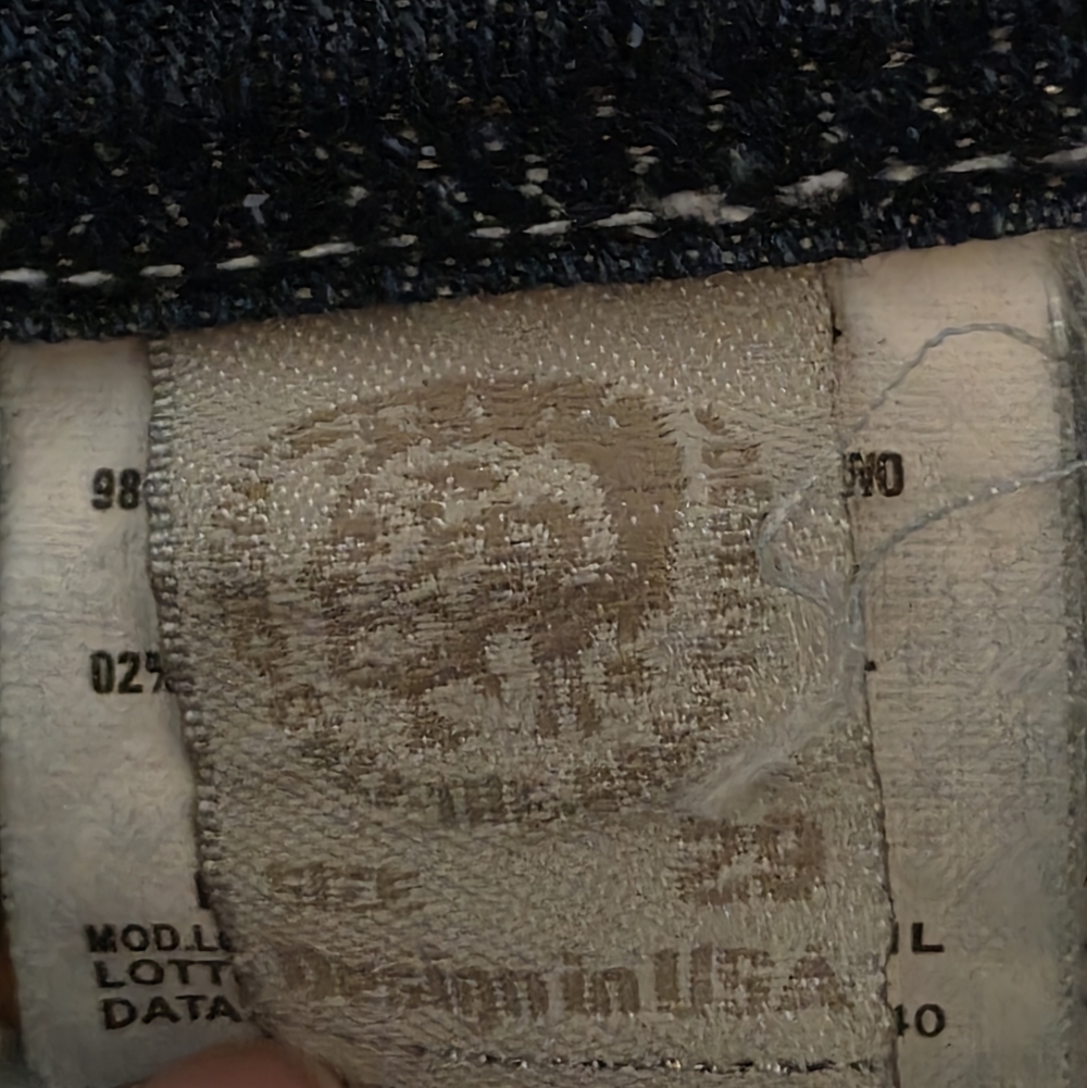 Diesel Womens Louvely Stretch Flare Jeans W29 L34 Blue Denim Designer Y2K E73 - Picture 9 of 15